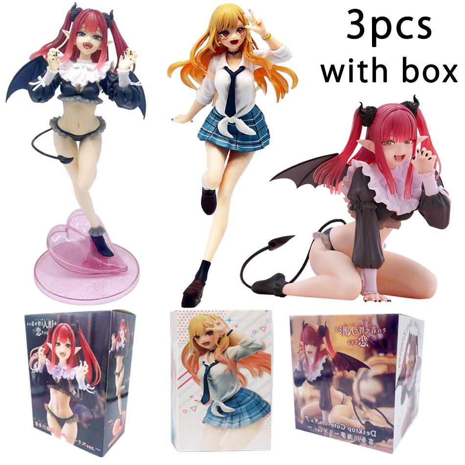 1-3pcs marin kitagawa liz co sucubo anime girl figure my dress dear shizuku kuroe adult action figure sexy model doll toy