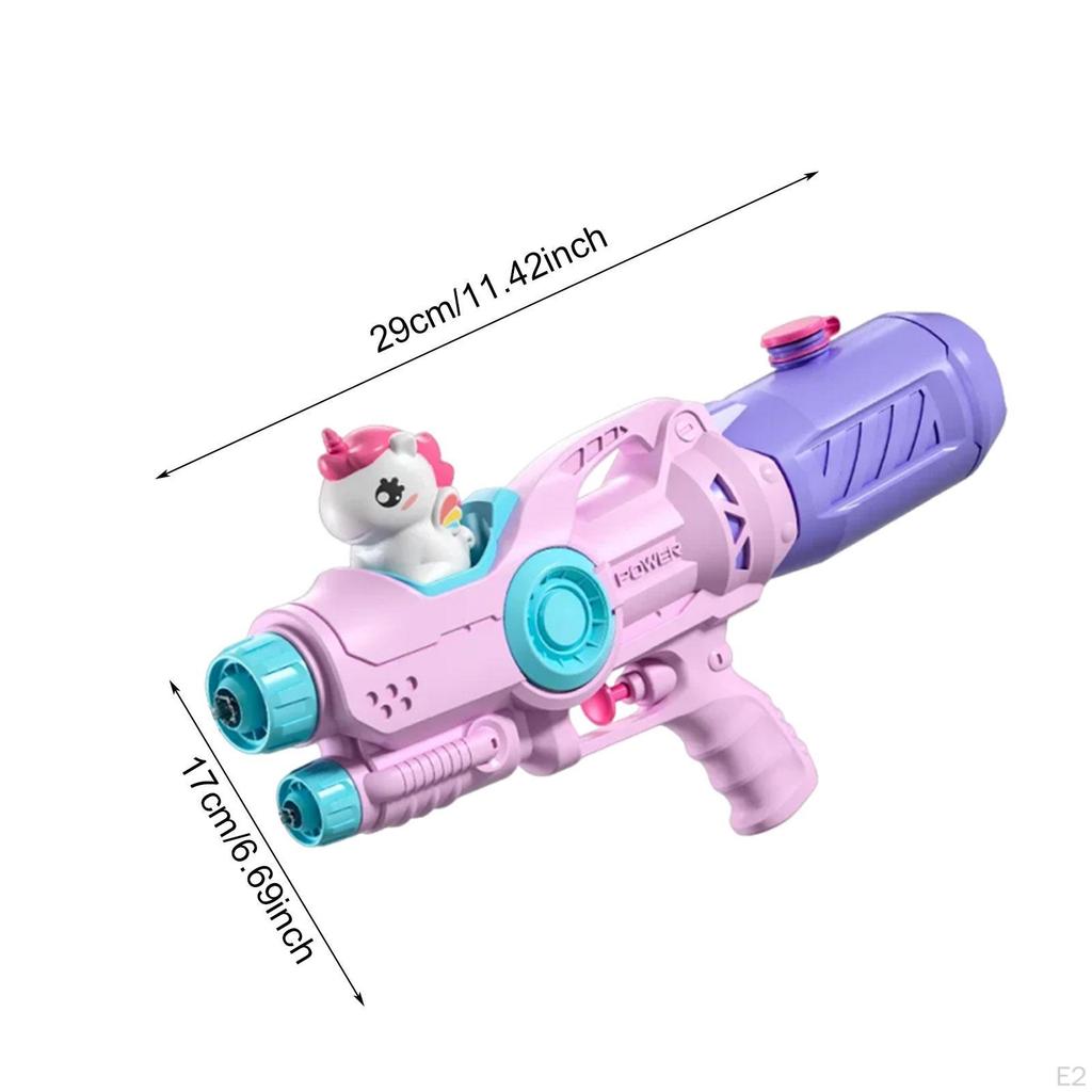 Водная игрушка Портативная Двойное сопло Легкая в использовании Легкая для детей Прочная Универсальная Розовая