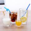 E&F Store Home Double Wall Heat Insulation Tea Coffee Milk Mug Drink Glass Cup Drinkware Popular