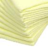 WKG Senshu Face Towels, 10-Piece Set, Made In Japan, Approximately 84cm X 34cm, 100% Cotton, Soft Towels, Solid Color (Light Yellow)