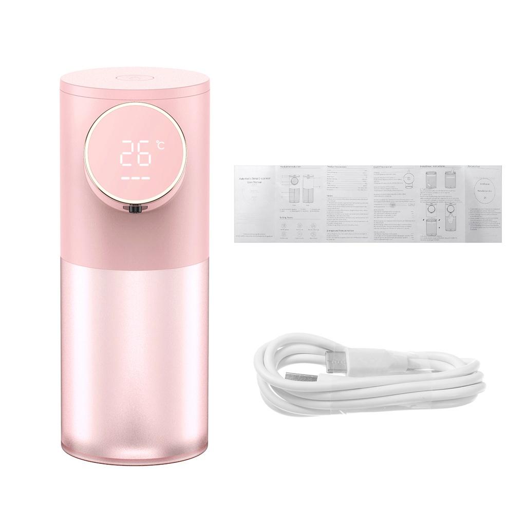 3 Вт 320 мл Перезаряжаемый Автоматический Диспенсер для Мыла с Инфракрасным Датчиком, Водонепроницаемый Диспенсер для Мыла с Цифровым Дисплеем