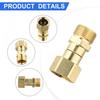 1Pc M22 15mm Copper Swivel Fitting for High Pressure Washer Hose Connection