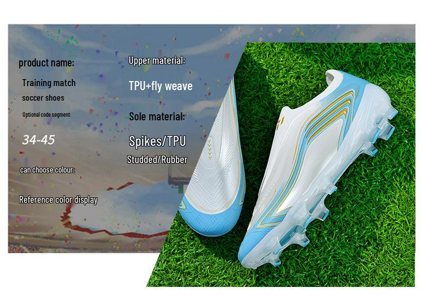 Футбольные бутсы World Cup F50 без шнурков FG - Легкие, Низкие, для Мужчин, Женщин и Подростков