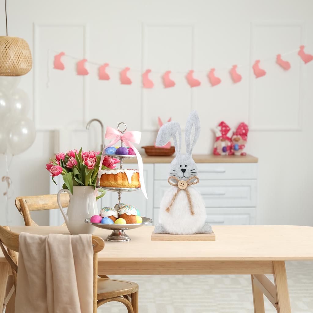 Easter garland, decorative chain, bunnies, 1m