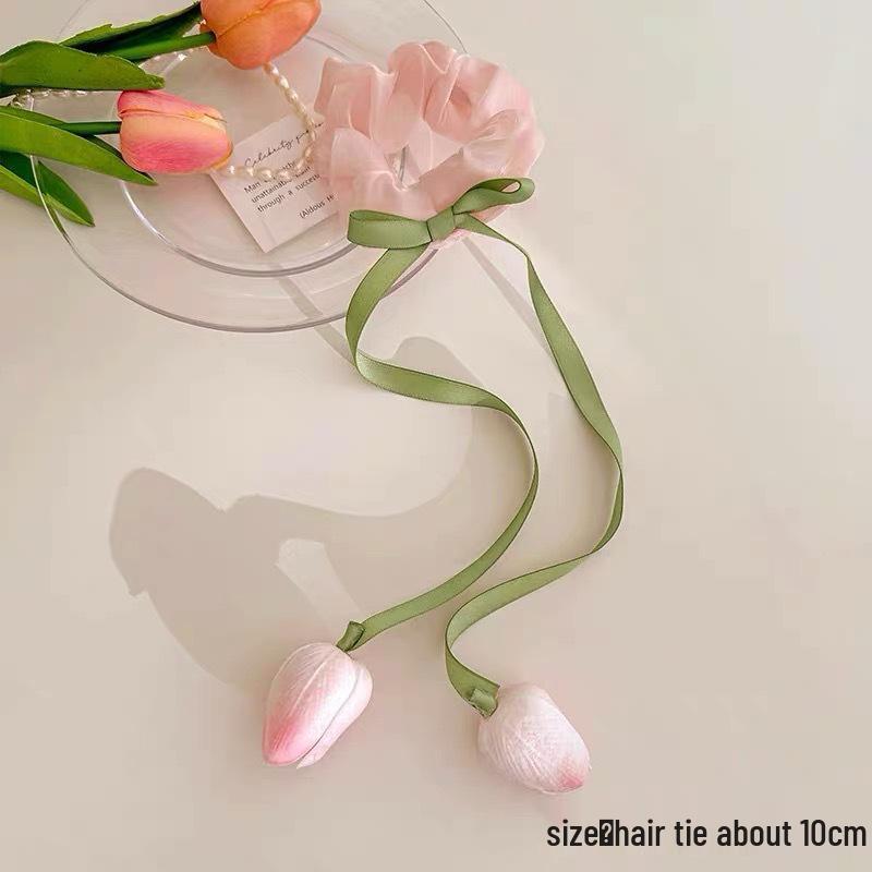 Весенне-летняя цветочная заколка для волос: Дизайн «Лилия, Роза и Гибискус»