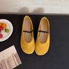 Мода Мода Женские балетки с круглым носком Обувь Мягкая женская повседневная обувь Мелкие женские балетки Обувь слипоны