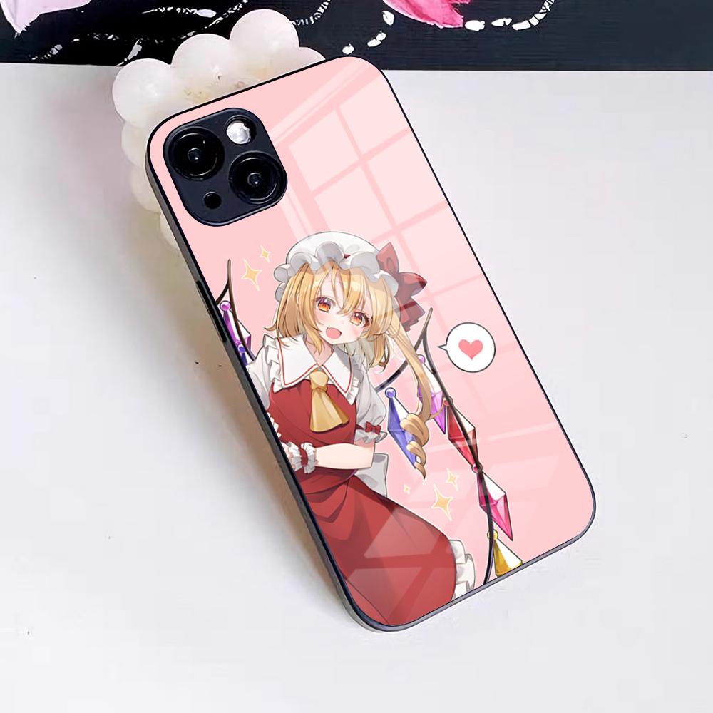 Game Touhou Project Phone Case For IPhone 17 Pro Max 16 15 14 Pro Max 13 11 X Xs Xr 8 7Plus Glass Cover