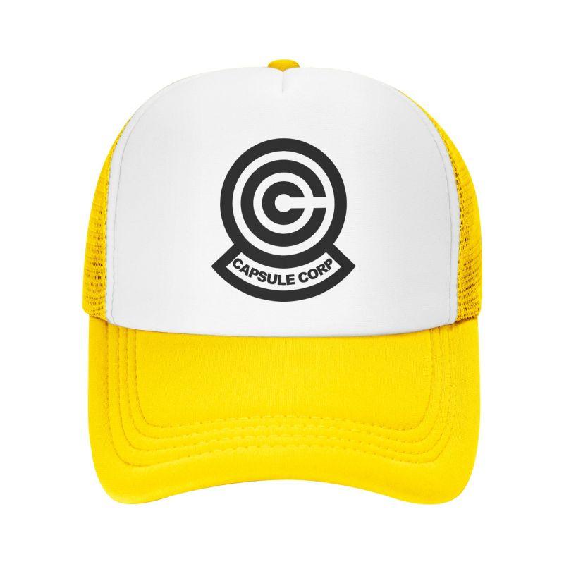 Сетчатая бейсболка Capsule Corp Унисекс Хип-хоп Snapback Кепки Летняя Дышащая Кепка-козырек Аниме DBZ Тракер Регулируемые Кепки