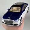 1:24 Mercedes Benz Maybach S680 Управление ключом Сплав Металл Литье под давлением Модель автомобиля Настольный дисплей Коллекционные украшения Праздничный подарок
