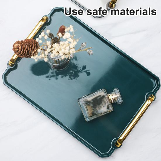 Поднос для десерта Шикарный многофункциональный легкий поднос для сервировки Минималистский дизайн Декоративный поднос для закусок Поднос для сервировки для дивана