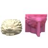 Silicone Mold 3D Hedgehog Flower  Mould  Handmade Crafts Plaster Candle Crystal Epoxy Resin Mold for Home Decors