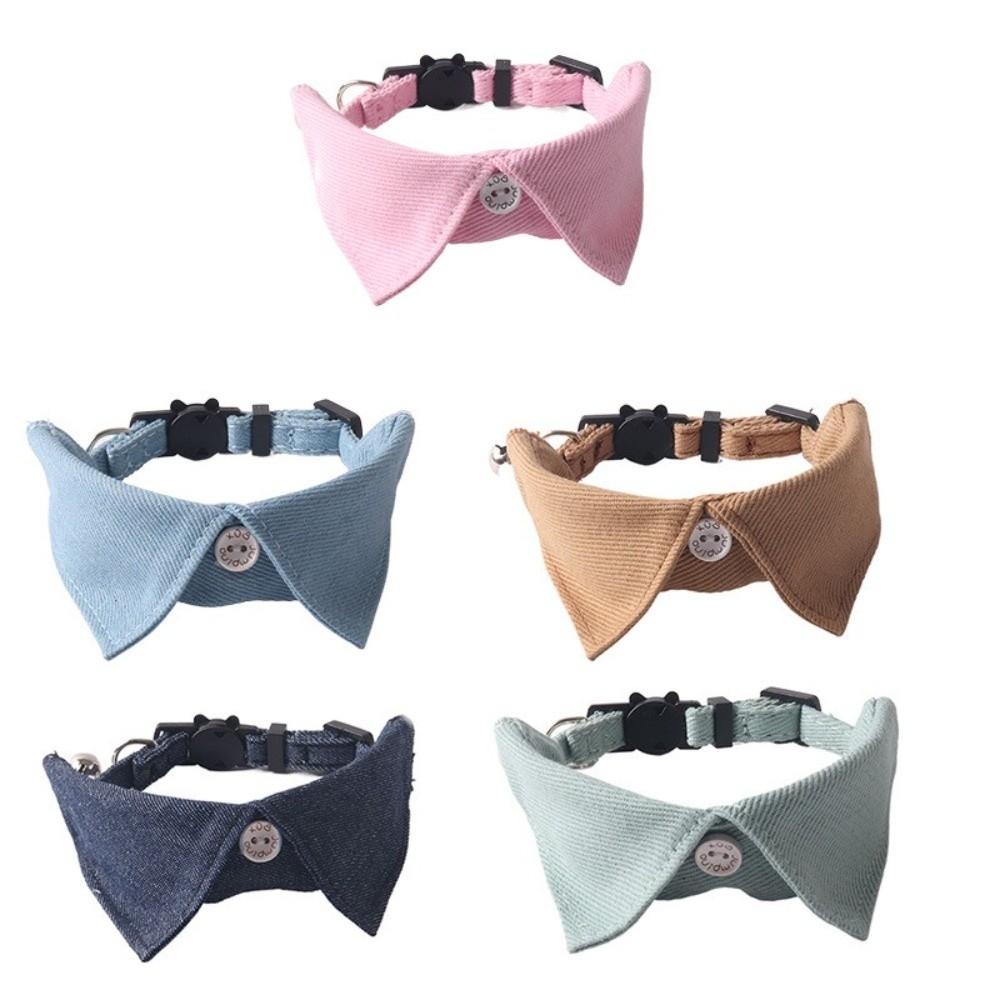 Adjustable Cat Dress Collar Soft Comfortable Pet Tie Skin Friendly Puppy Choker  Daily Wear