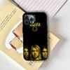 Чехол для телефона рок-группы Nirvana для iPhone 17,16,15,14,13,12,11 Plus,Pro Max,XS,Разноцветный Серебряный чехол для телефона Funda Cover
