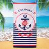 Exotic Floral Print Soft Microfiber Large Towel Water Absorbent For Beach Surf Use