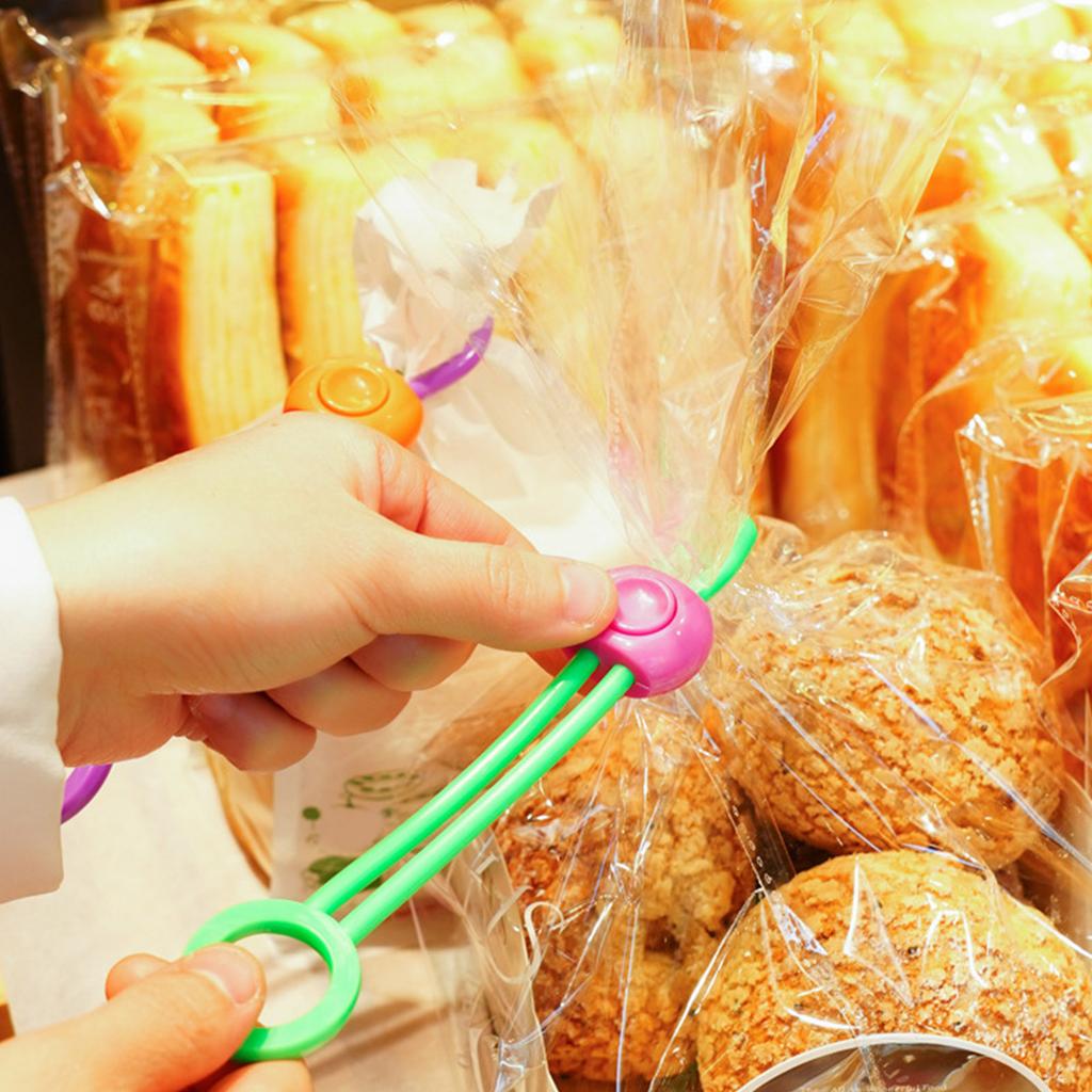 Цветная герметизирующая лента, зажим для герметизации, веревка для завязывания, герметизация продуктов, кухни, продуктов, риса, многофункциональная герметизирующая лента