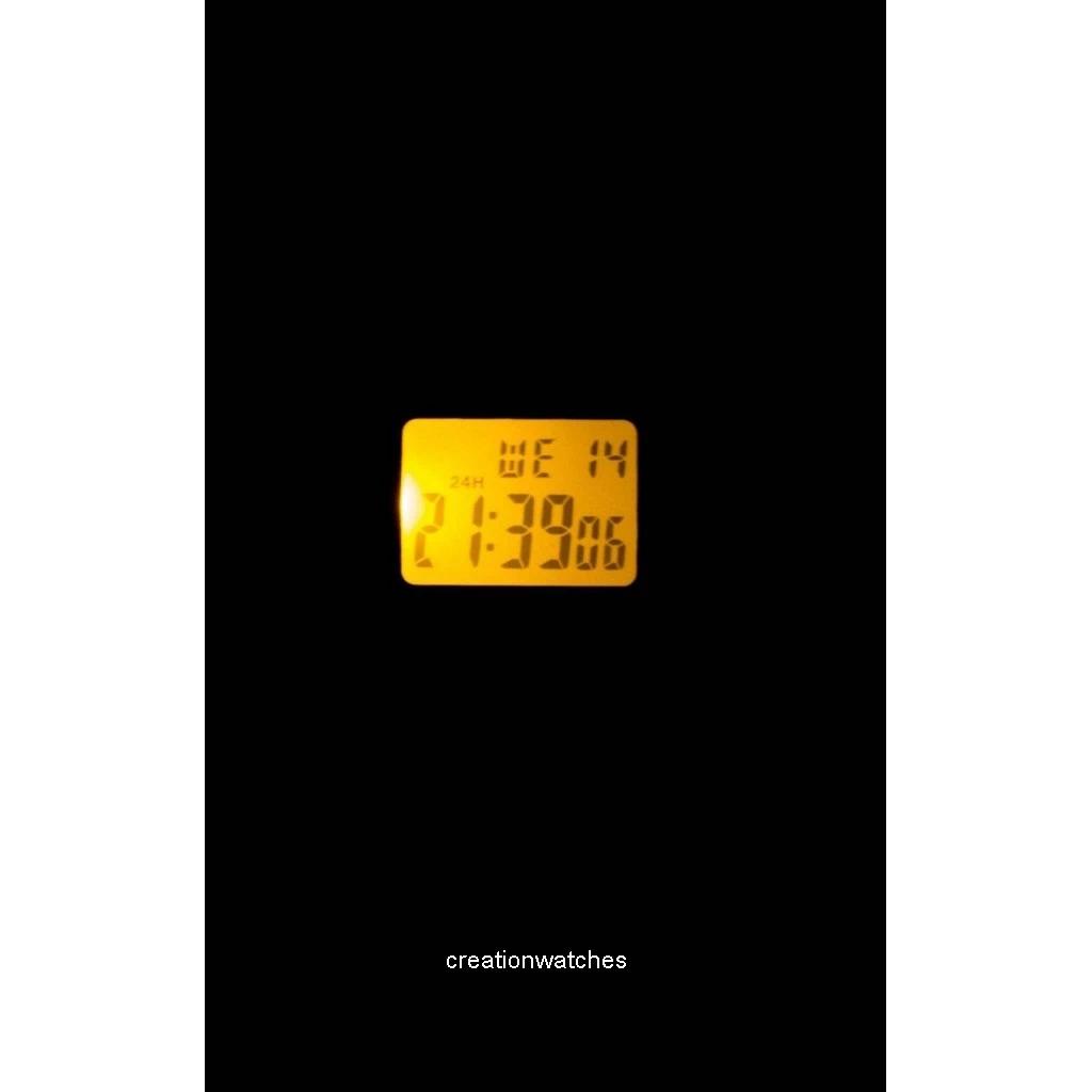 Casio Цифровой кварцевый осветитель из нержавеющей стали LA680WGA-9DF Женские часы LA680WGA-9