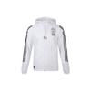 Adidas Neo Logo Print Comfortable Casual Sports Hooded Jacket Men Outerwear White DW8174