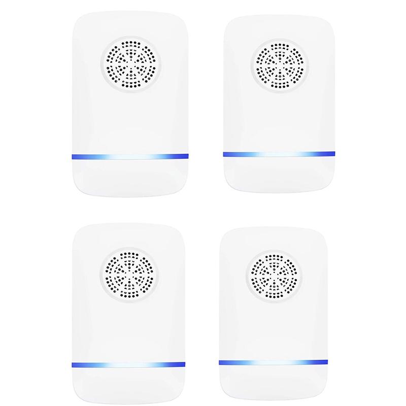 Ультразвуковой электронный отпугиватель грызунов, домашний отпугиватель насекомых, мини-отпугиватель комаров против комаров, пауков, мух, муравьев, блох, нетоксичный, экологически чистый