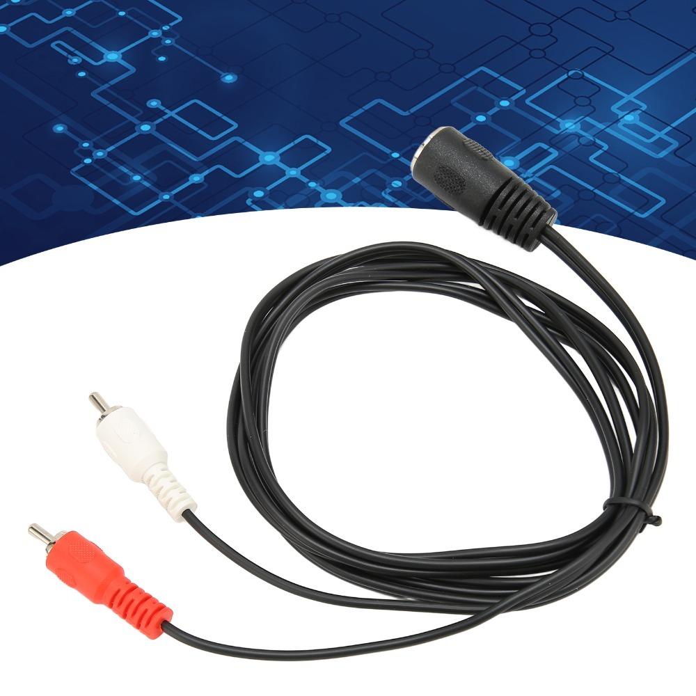 1.5m/4.9ft Sound Adapter Cable Plug and Play RCA Audio Cable Stereo Systems