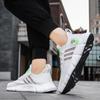 Мужская повседневная спортивная обувь, легкие кроссовки, белые уличные кроссовки с дышащей сеткой, черные кроссовки для бега, спортивные кроссовки для бега, теннисные туфли