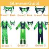 Wild Kratts Creature Power Suit Costume For Kids With Green Navy Jumpsuit And Mask