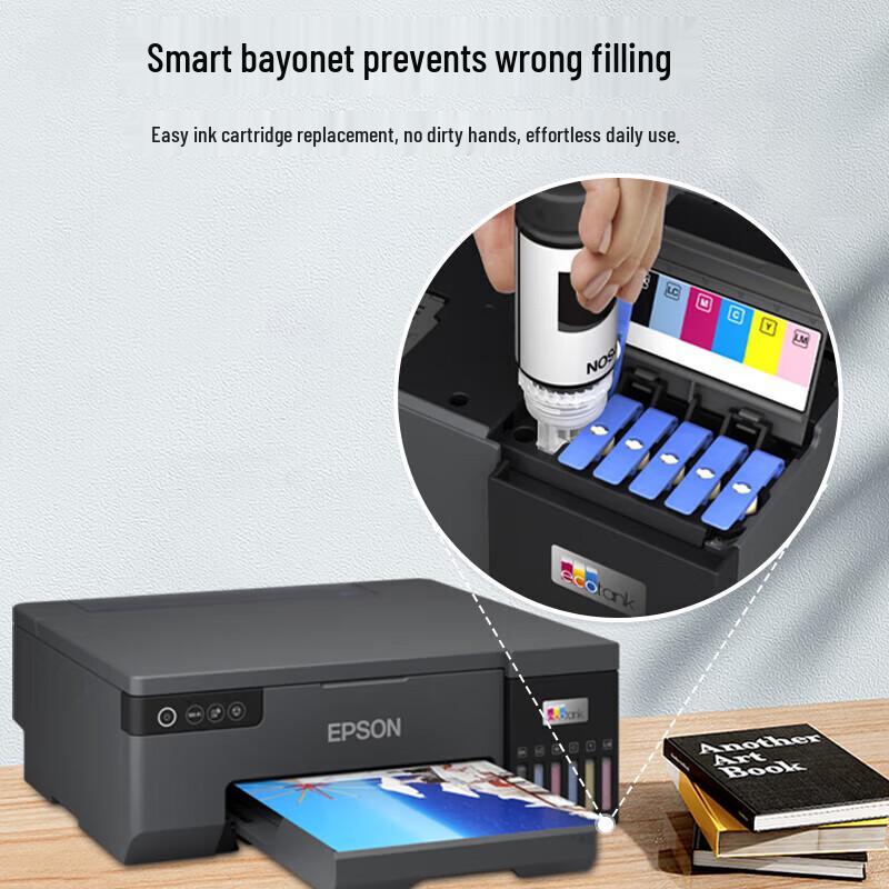 Фотопринтер Epson L8058 с 6 цветами и встроенными емкостями для чернил, штекер CN (адаптер в комплекте)