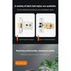 Invisible Recessed Door Lock Stainless Steel Handle Keyless Mechanical Outdoor Fire Proof Home Security Hardware