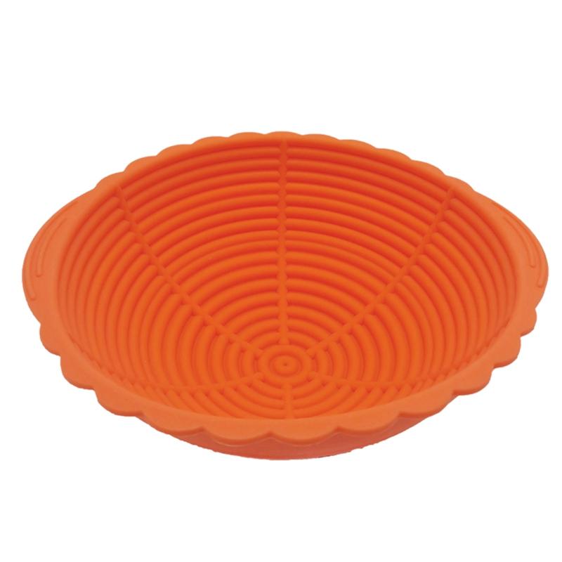 1 шт. силиконовая корзина для хлеба домашняя выпечка тесто антипригарная корзина для хлеба миска для разрыхлителя мягкая складная выпечка хлеба кухонные принадлежности