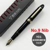 YONGSHENG/JUNLAI Стальное перо King 930 Смола Поршневая перьевая ручка Ираурита №9 Перо F/M/B Золотой Серебристый клип Бизнес-ручка Подарок