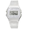 Casio Digital Watch Quartz Unisex Cheap Casio Clear F-91WS-7 [Item]
