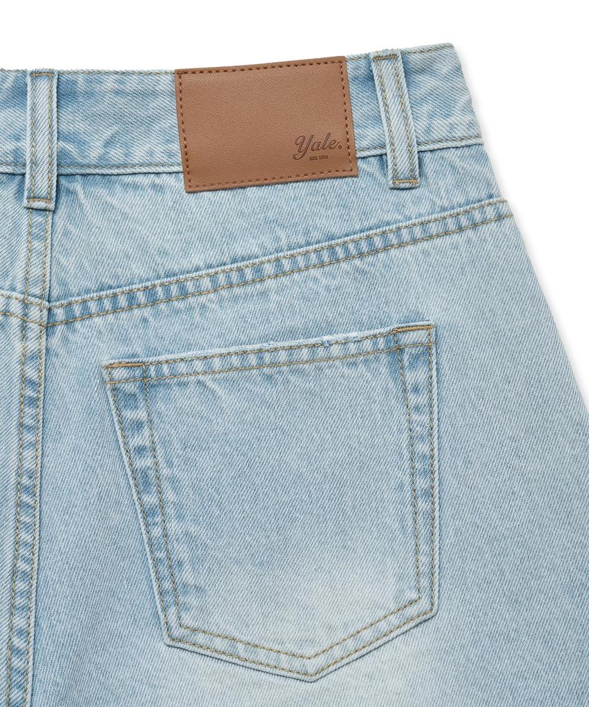 YALE Women'S Denim Shorts_Light Blue