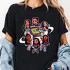 Womens Katseye Print Casual T Shirt Gothic Y2k Tshirt Women Korean Style Graphic Tee Tops Crew Neck Short Sleeve Tshirt Clothes