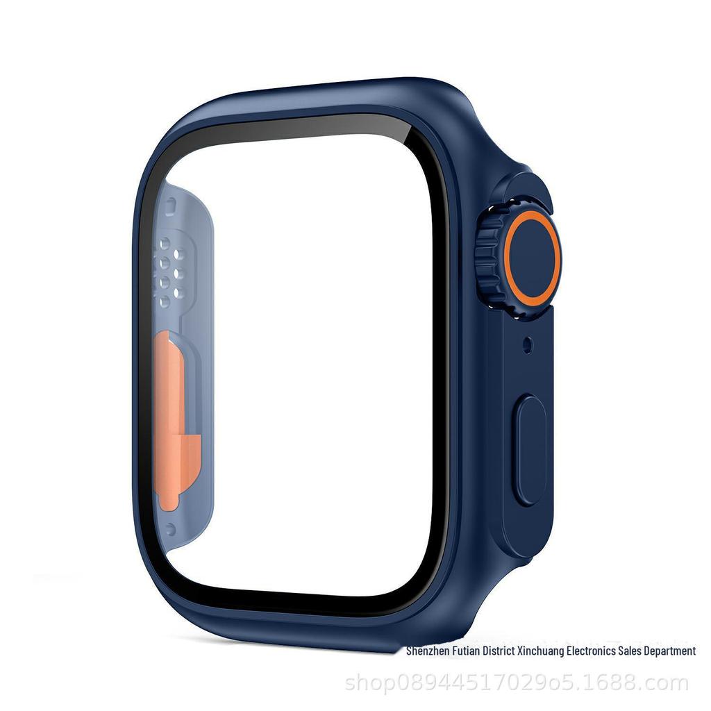 Ультра корпус часов: Чехол Quick-Swap S10 для Apple iWatch S9, защитная пленка из закаленного поликарбоната толщиной 49 мм