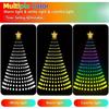 1.8M/2.1M Smart Christmas Tree Lights Festival Party App Controls DIY Programming Text and Images, a Perfect Christmas Gift.