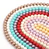 1 Strand/bag 4/6/8/10mm AA Imitation Pearls Multicolor Round Glass Loose Spacer Beads for Jewelry Making Supplies DIY Charms Bracelets 15‘’