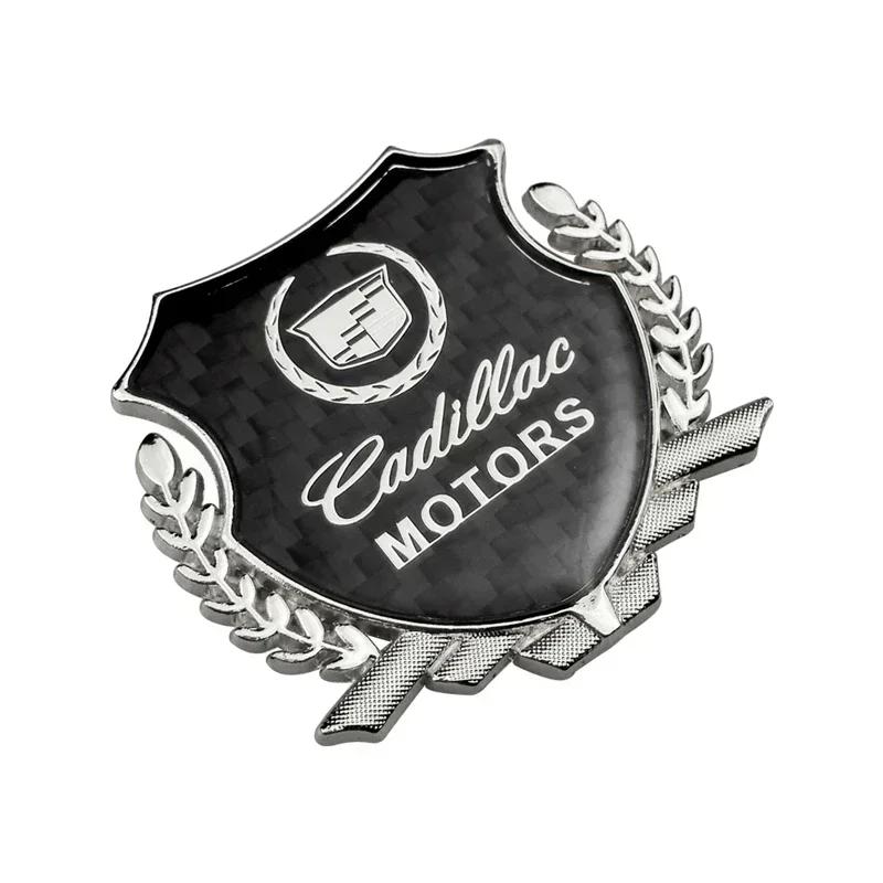 Значок из углеродного волокна Наклейка на боковое стекло автомобиля для Cadillac Escalade CTS ATS SRX Deville BLS XT4 XT5 XT6 STS XTS SLR XLR CT4 CT5 CT6