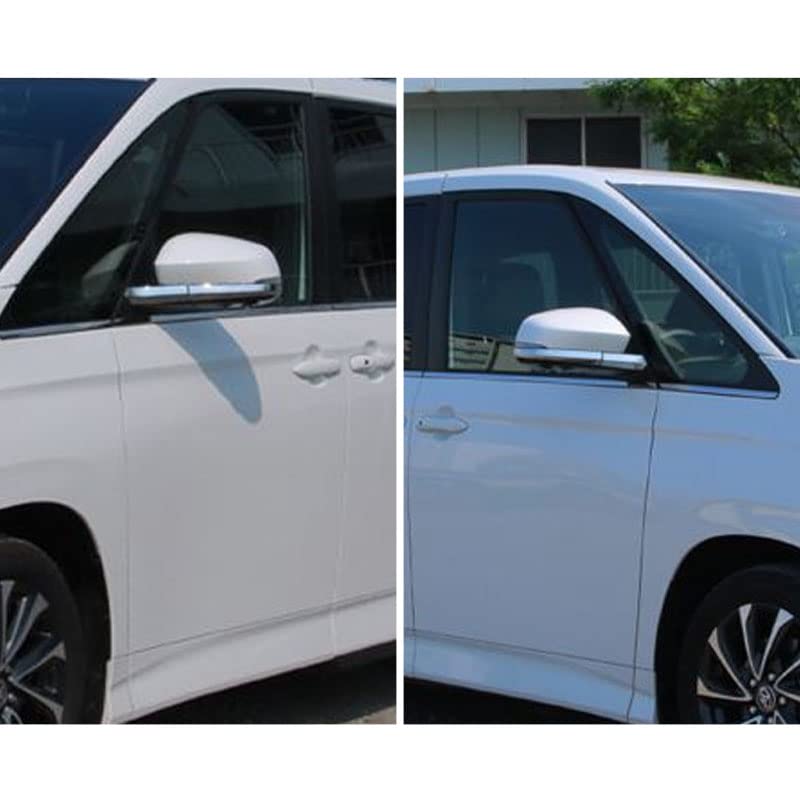 TADOKAPATU Side Mirror Underline Garnish for Toyota New 90 Series 2022 ABS Finish Voxy/Noah (January onwards) - 4-Piece Set, Material, Mirror-Plated