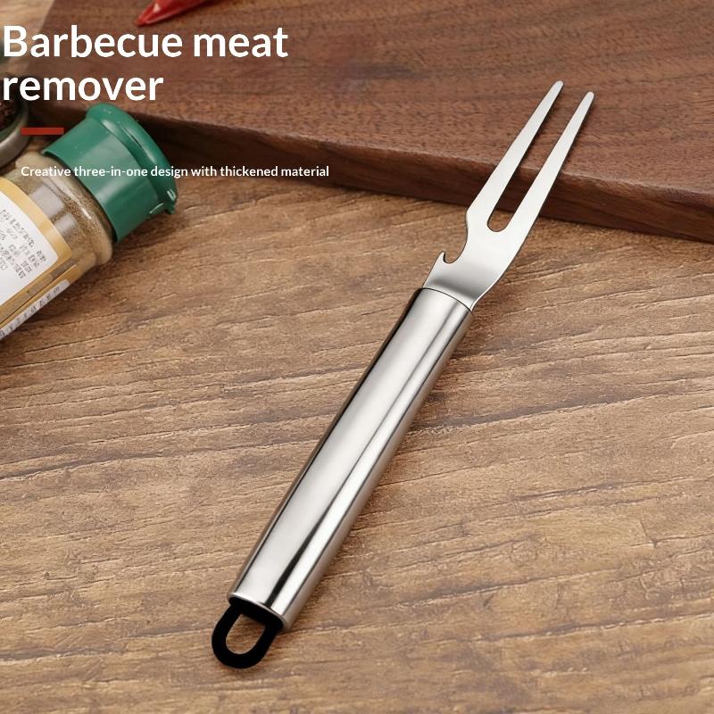 Ergonomic Design Stainless Steel Oyster Knife with Peeler for Kitchen Efficiency