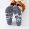 Men Women Funny Socks Words Printed Socks Cotton Casual Sokken Unisex Lovers Socks Valentine Crew