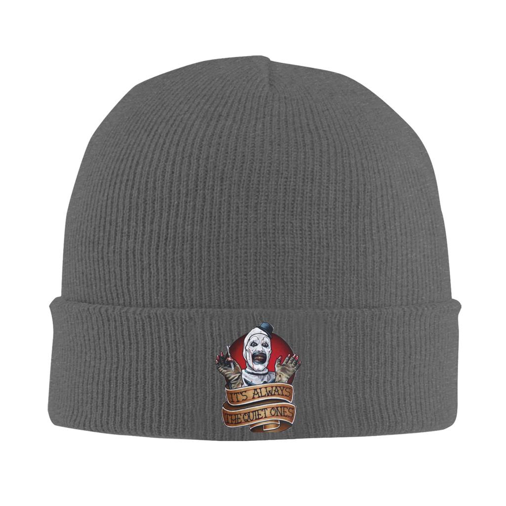 Terrifier Beanie Hats  Bonnet Hats Female Male Casual Gym Knit Hat Winter Design Warm Soft Caps