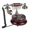 Ретро Винтажный Проводной Телефон Проводной Телефон FSK DTMF Питание от Телефонной Линии Отель Офис Дом