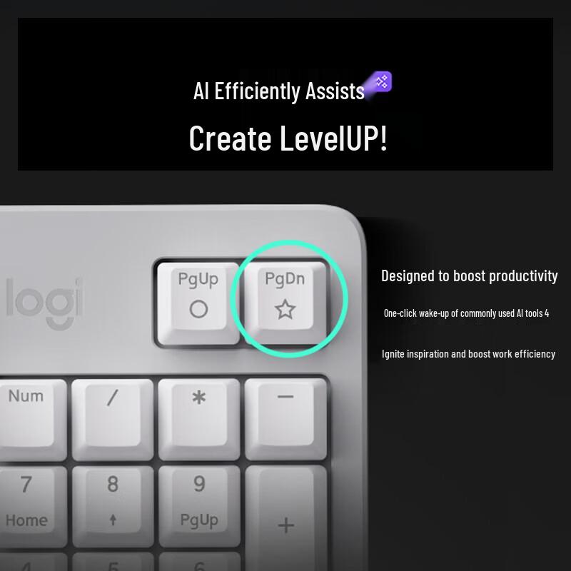 Logitech K848 Gasket Customizable Wired Mechanical Keyboard