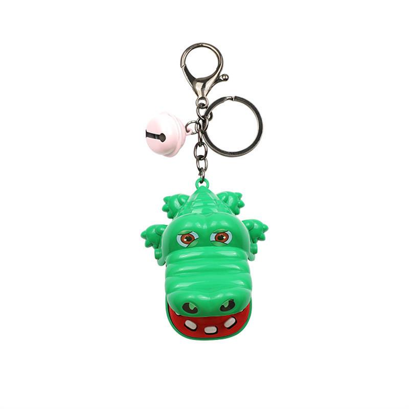 Creative Crocodile Bite Toy Keychain Cute Cartoon Bag Pendant Exquisite Children's Unique Small Toy Bulk