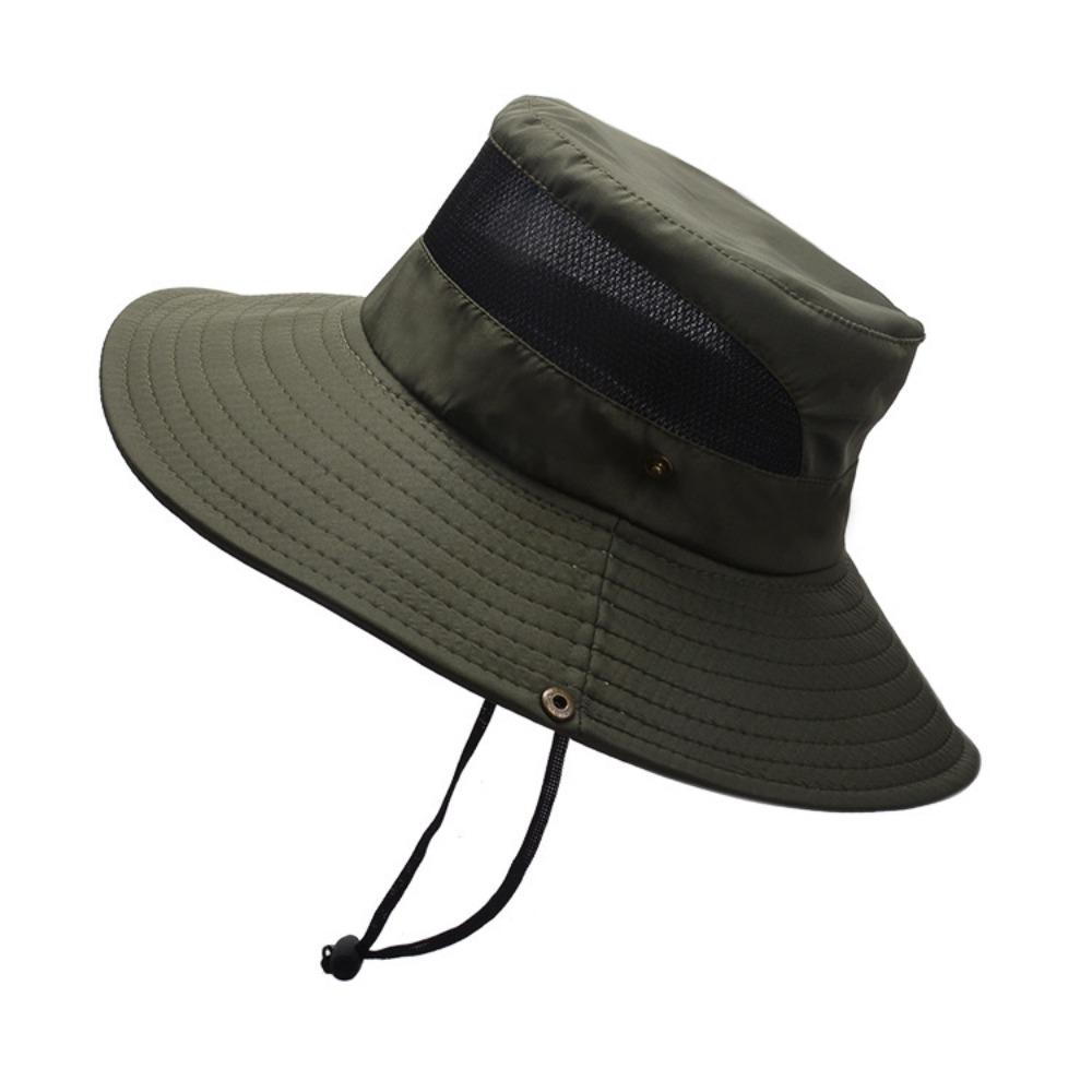 Adjustable Fisherman Hat Big Eaf Mountaineering Hat Portable Sunshade Hats Unisex