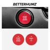Betterhumz Для Mazda 3 Axela CX50 CX30 - Наклейки-отделки кнопки запуска двигателя Start Stop из Алькантары, Аксессуары для интерьера автомобиля