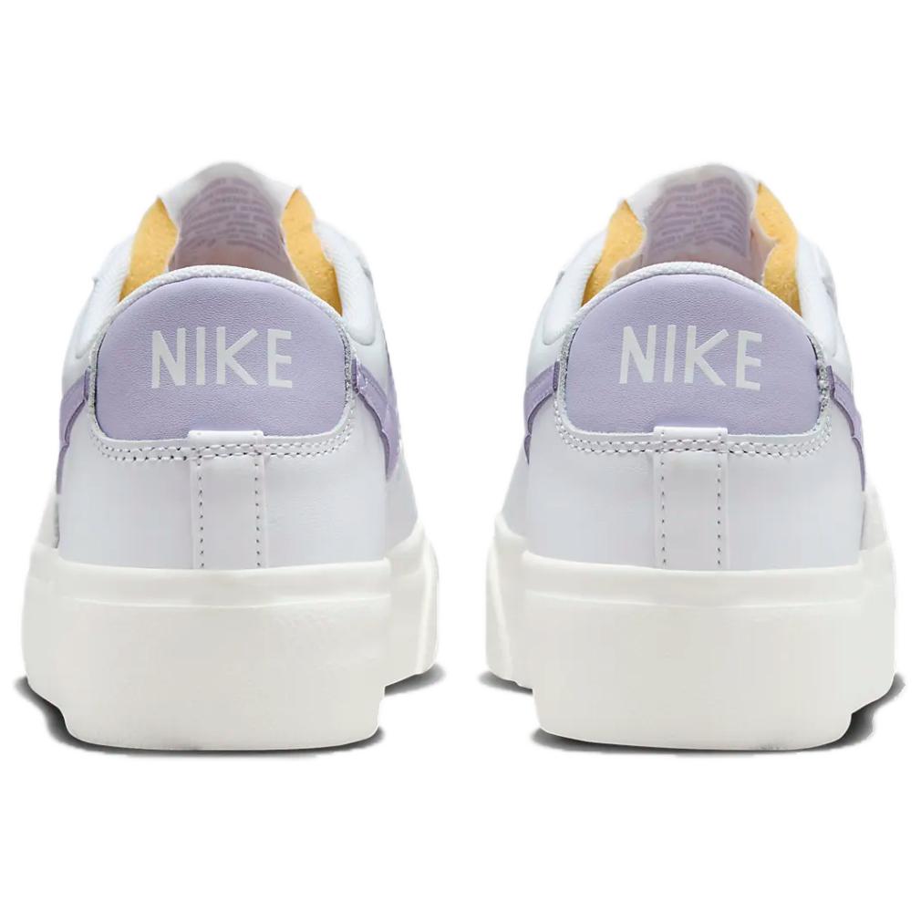 Nike Кроссовки Blazer Low на платформе White Sail Lilac Bloom Женские DJ0292-114