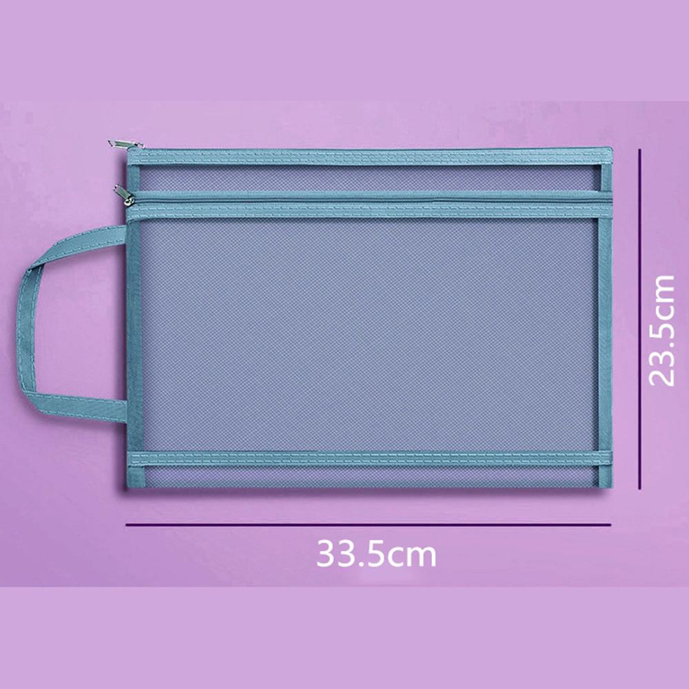 А4 сетчатый мешок на молнии сумка для документов водонепроницаемая папка-файл на молнии школьные канцелярские принадлежности пенал косметичка для игрушек