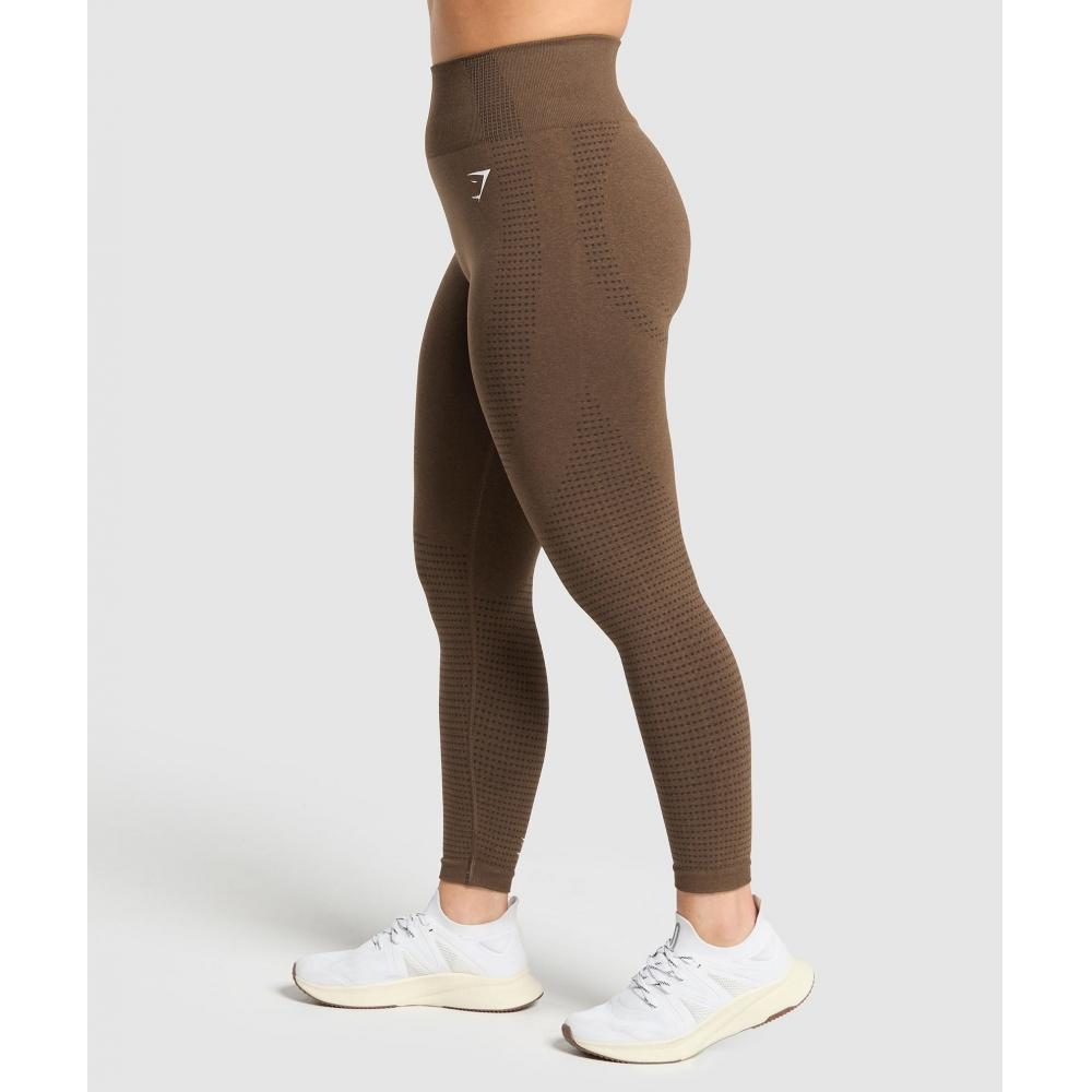 Gymshark Бесшовные леггинсы Vital Espresso Marl B9a9o Nbfb