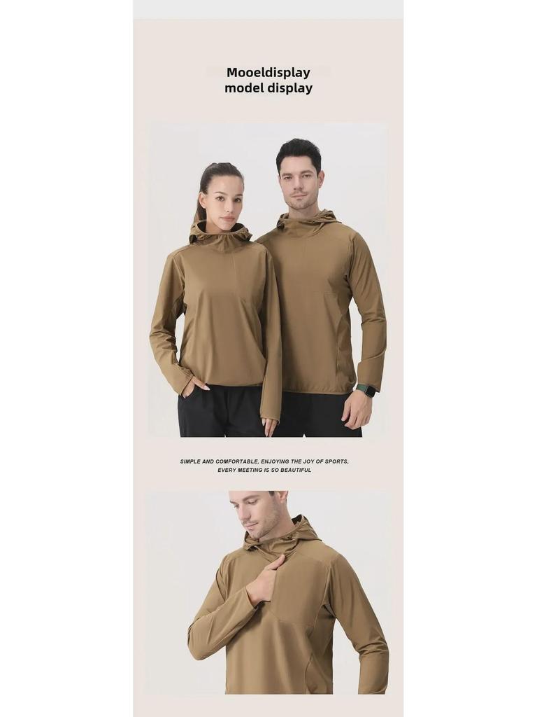 Ветрозащитная осенняя походная куртка: Водоотталкивающий, теплый, пуловер с капюшоном для мужчин и женщин