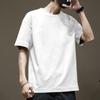Универсальная хлопковая футболка с короткими рукавами в гонконгском стиле для путешествий, мужская летняя свободная верхняя одежда, тренд